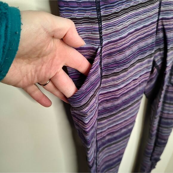Lululemon Speed Tight IV Space Dye Twist Ultra Violet Multi / Black Size 8 - Picture 12 of 16